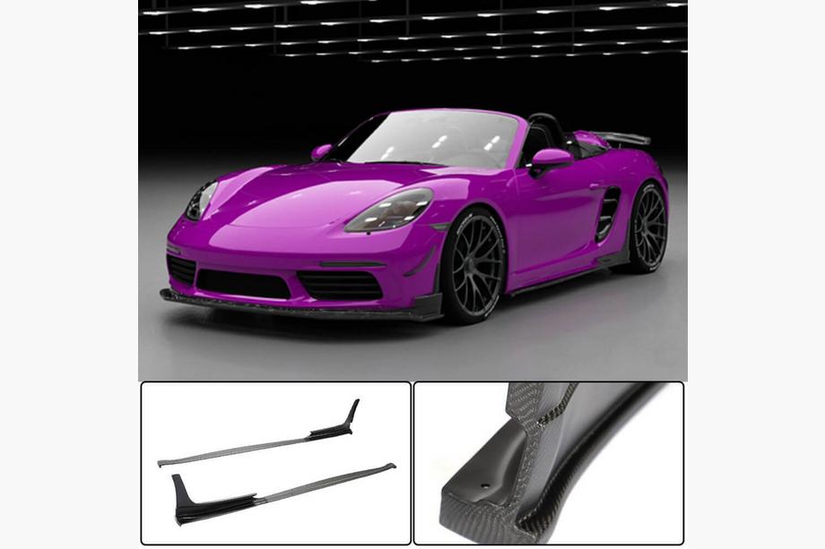 Porsche Boxster/Cayman 982 (718) 2016- Seitenschweller V2 (2016-2019, Carbon) Foto 1