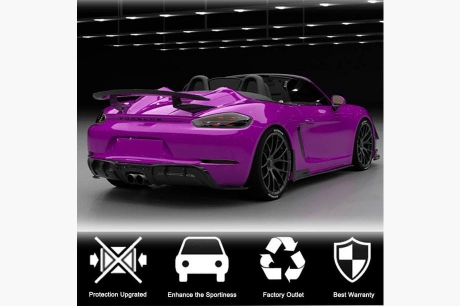 Porsche Boxster/Cayman 982 (718) 2016- Seitenschweller V2 (2016-2019, Carbon) Foto 2