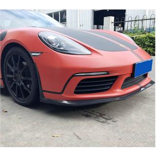 Frontstoßstange Lippe V2 Aufsatz (2016-2019, Carbon) Porsche Boxster/Cayman 982 (718) 2016- Foto 4