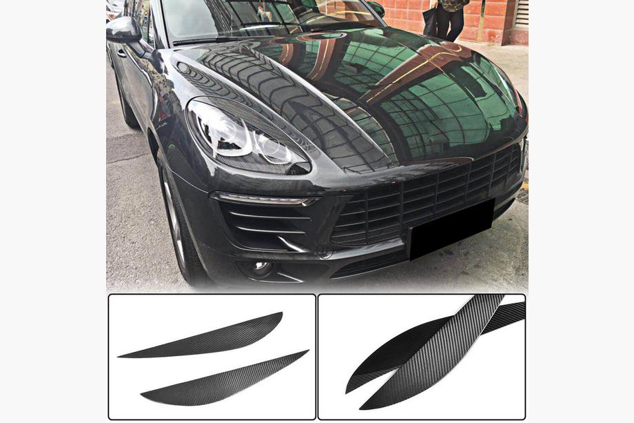 Porsche Macan 2014-2024 Scheinwerferblenden (2014-2018, Carbon) Foto 1