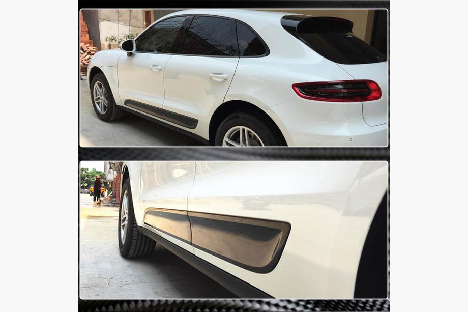 Porsche Macan 2014-2024 Türleisten (2014-2021, Carbon) Foto 3