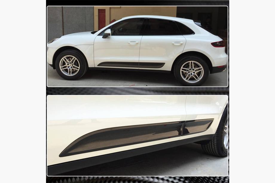 Porsche Macan 2014-2024 Türleisten (2014-2021, Carbon) Foto 4