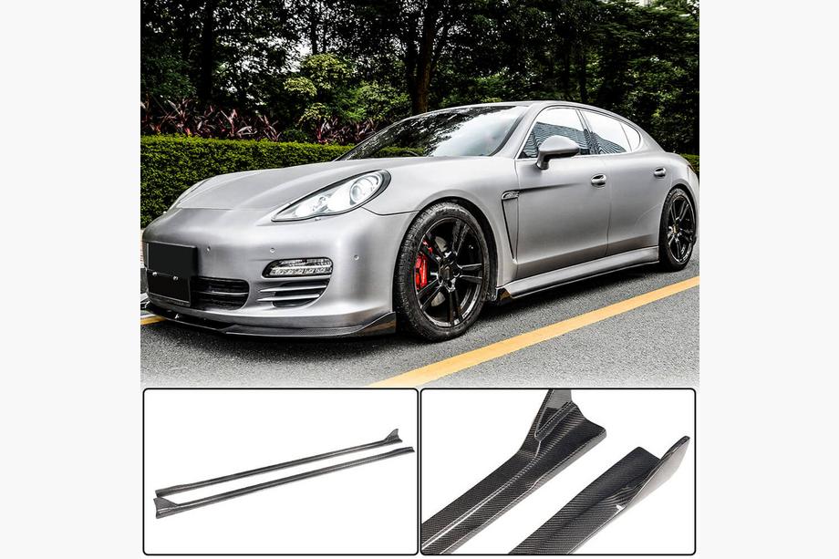 Porsche Panamera 2009-2016 Seitenschweller V2 (2009-2013, Carbon) Foto 1