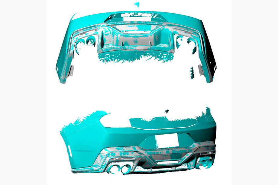 Ford Mustang 2024- Heckdiffusor (Carbon) Foto 2