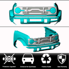 Ford Bronco 2021- Frontgrill V1 (Carbon) Foto 2
