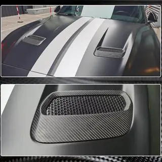 Motorhaubenabdeckung (2018-2023, Carbon) Ford Mustang 2015-2023 Foto 4
