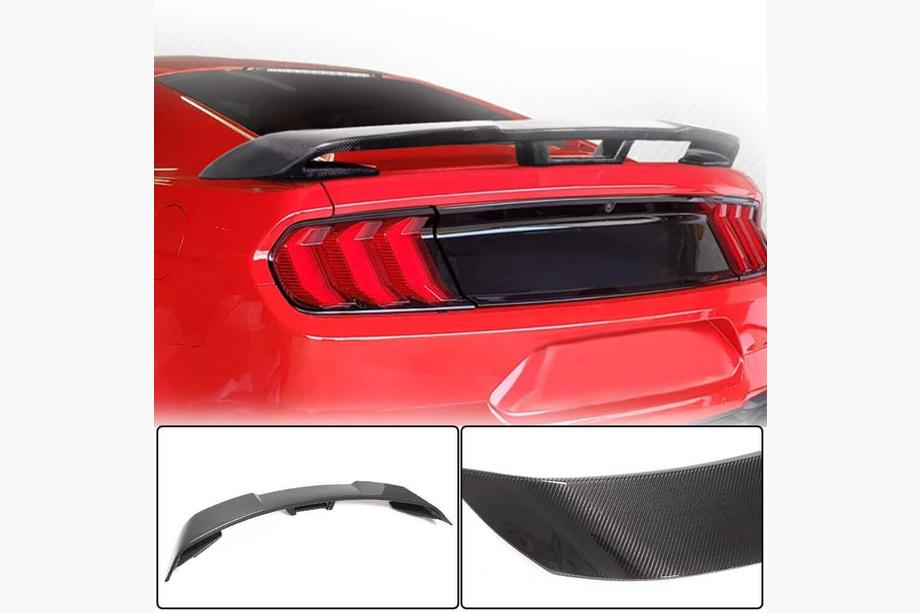 Ford Mustang 2015-2023 Heckspoiler V2 (Carbon) Image