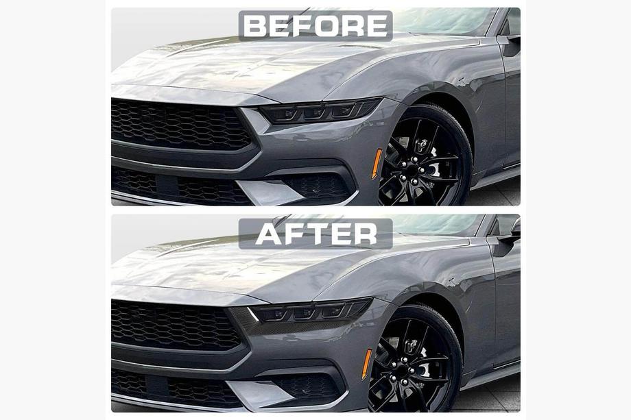 Ford Mustang 2024- Carbon Abdeckungen für Nebelscheinwerfer Foto 3