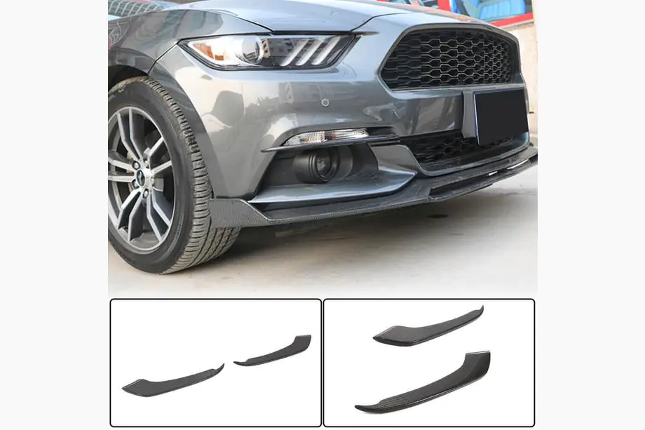 Ford Mustang 2015-2023 Carbon Nebelscheinwerfer Abdeckungen V1 (2015-2017) Foto 1