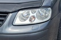 Volkswagen Caddy 2004-2010 Scheinwerferblenden (schwarz) Schwarz Glanz Foto 13
