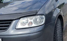Volkswagen Caddy 2004-2010 Scheinwerferblenden (schwarz) Schwarz Matt Foto 12