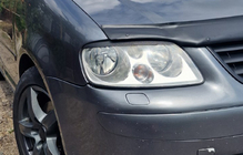 Volkswagen Caddy 2004-2010 Scheinwerferblenden (schwarz) Schwarz Glanz Foto 11
