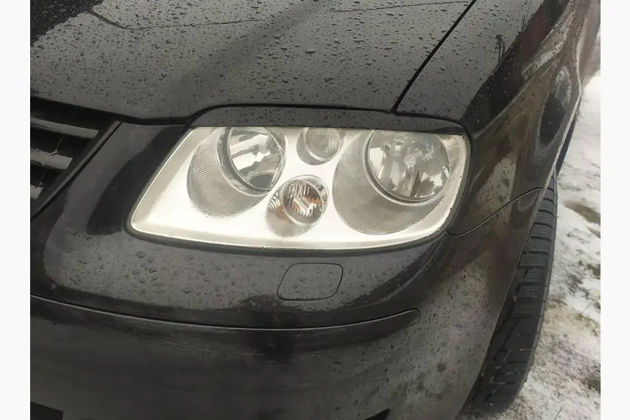 Volkswagen Caddy 2004-2010 Scheinwerferblenden (schwarz) Schwarz Matt Image