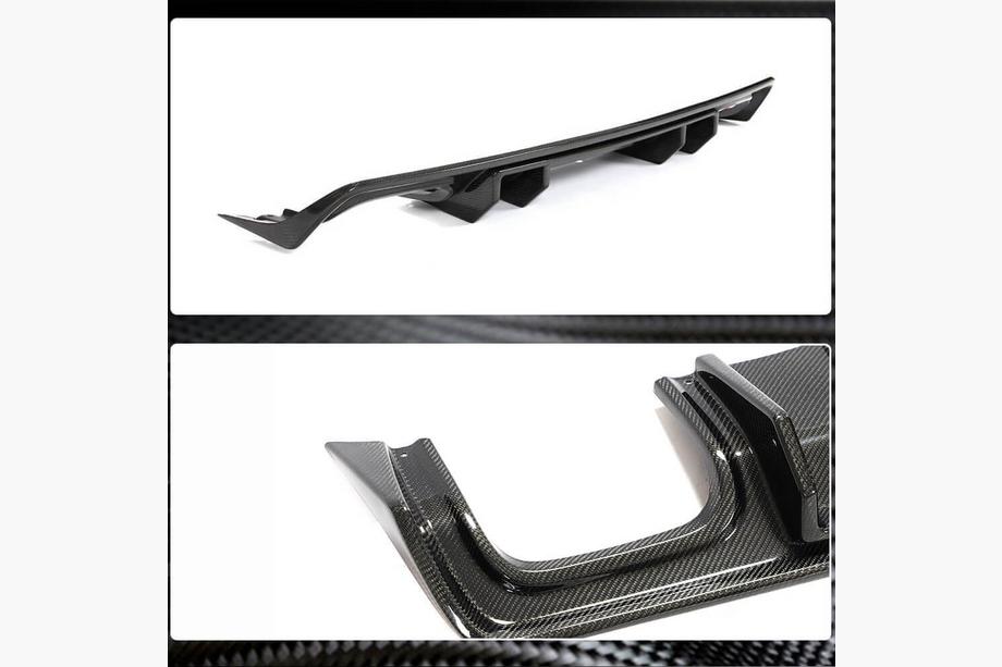 Dodge Challenger 2008-2023 Heckdiffusor für Heckstoßstange (2015-2023, Carbon) Foto 3