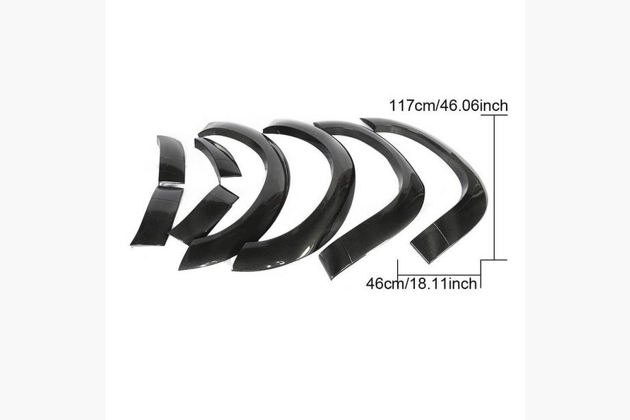Dodge Challenger 2008-2023 Radlaufverkleidungen (2015-2019, Carbon) Foto 4