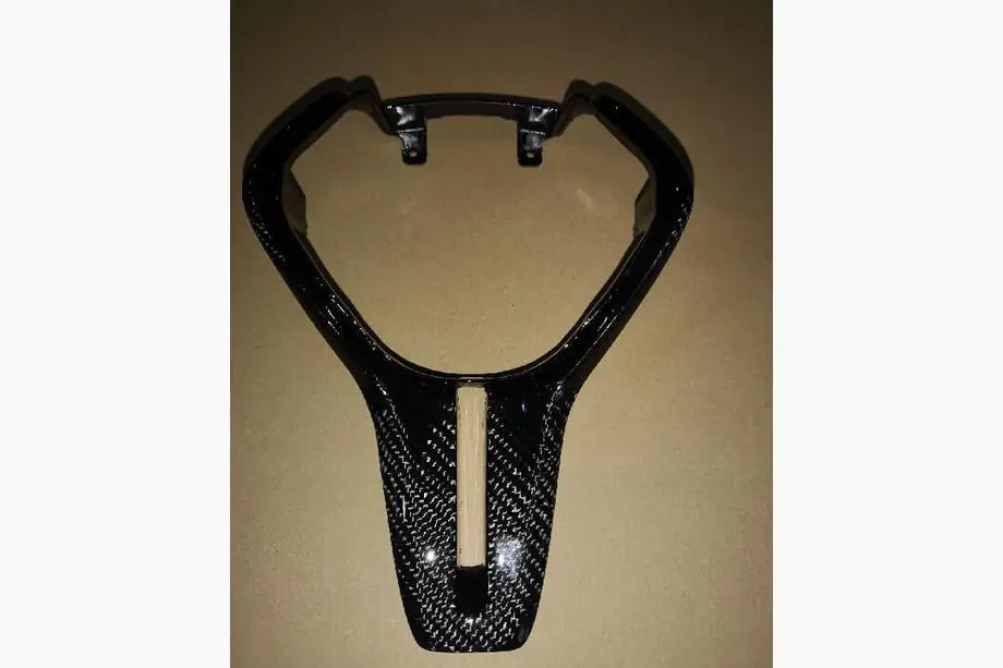 Nissan GT-R 2008-2025 Lenkradabdeckung (2017-2019, Carbon) Foto 2