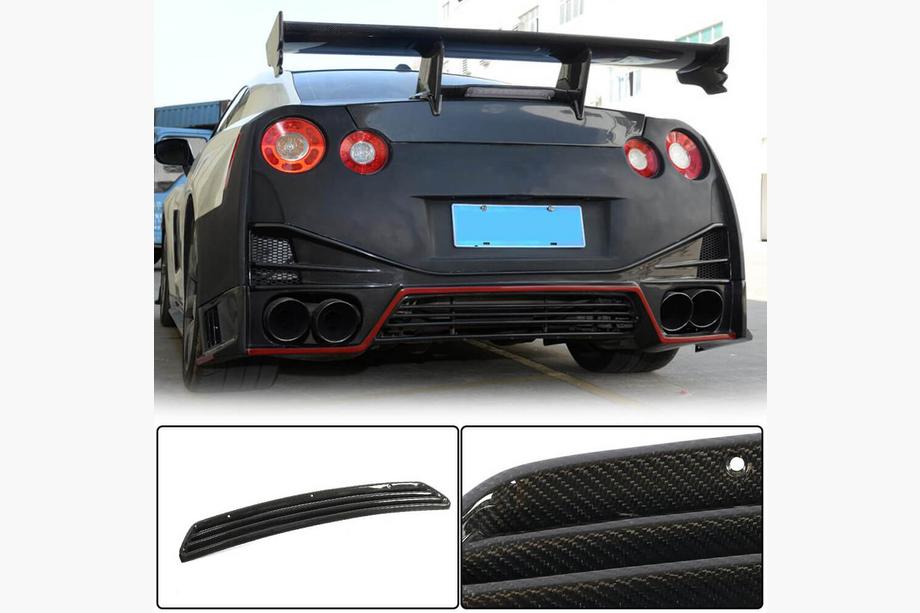 Nissan GT-R 2008-2025 Heckdiffusor Stoßstange (2009-2015, Carbon) Foto 1