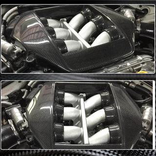 Motorabdeckung (2009-2015, Carbon) Nissan GT-R 2008-2025 Foto 4