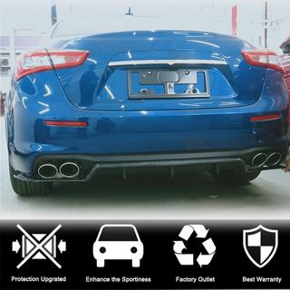 Heckstoßstangendiffusor (für Base 2018-2020, Carbon) Maserati Ghibli 2013-2023 Foto 2