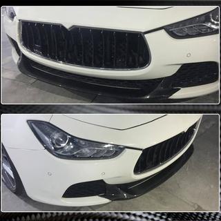 Frontlippe V2 für Stoßstange Base/S/S Q4 2013-2017 Carbon Maserati Ghibli 2013-2023 Foto 3