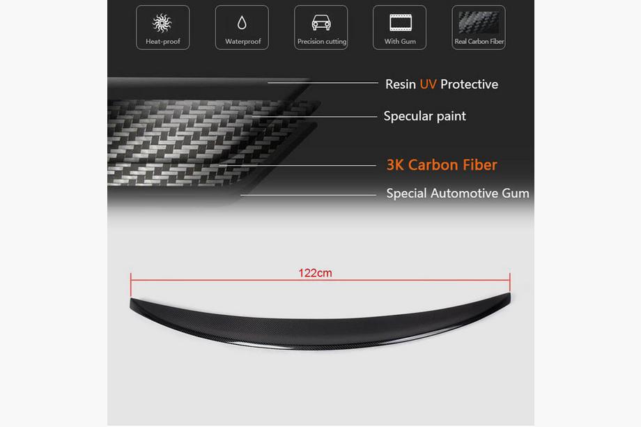Maserati GranTurismo 2007-2019 Spoiler (Coupe, 2011-2013, Carbon) Foto 7