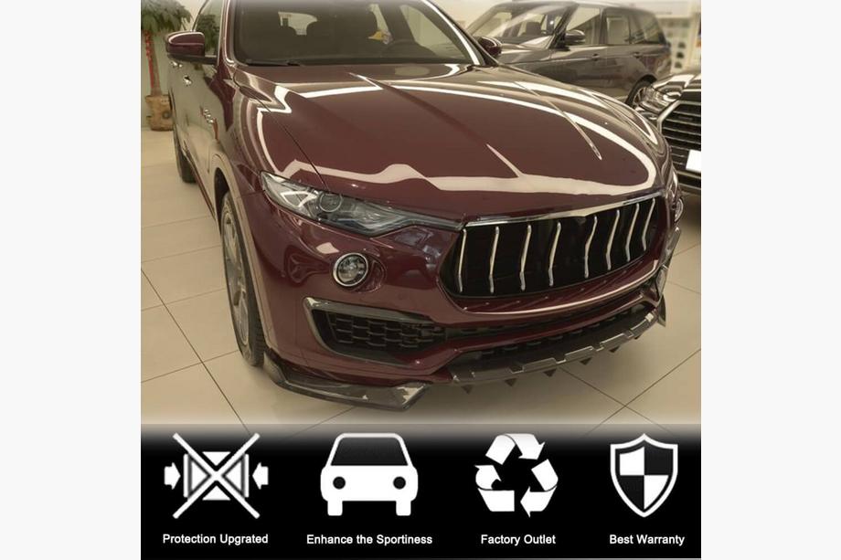 Maserati Levante 2016- Carbon Frontstoßstangen Abdeckungen (für Base/S) Foto 3