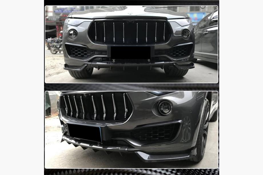 Maserati Levante 2016- Carbon Frontstoßstangen Abdeckungen (für Base/S) Foto 5