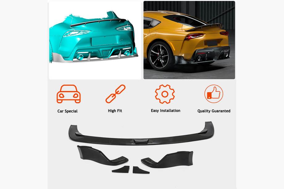 Toyota Supra 2019- Heckdiffusor V2 (Carbon) Foto 2