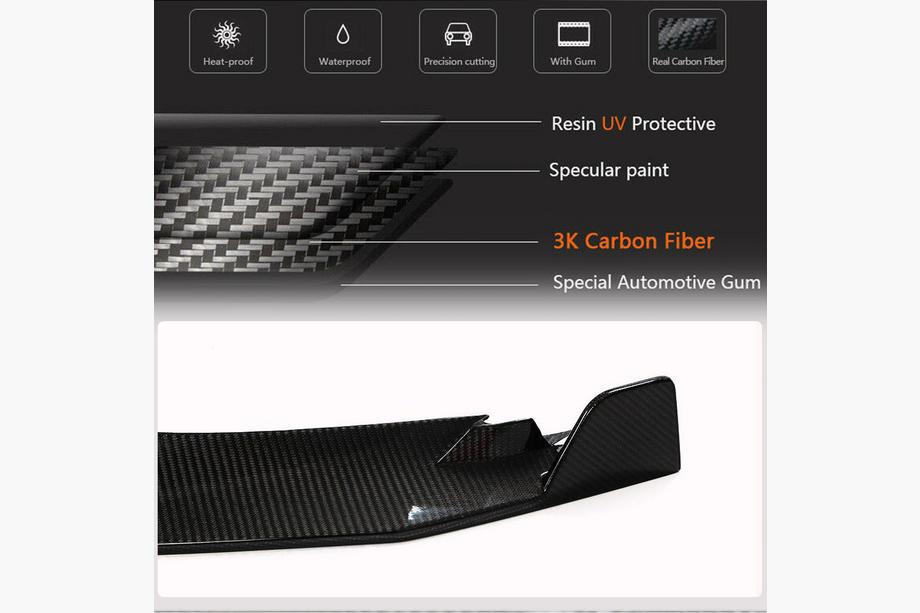 Toyota GR86 2021- Frontlippe Stoßstange Aufsatz (Carbon) Foto 4
