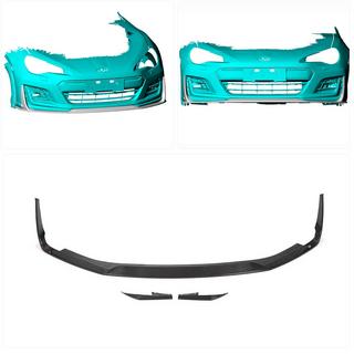 Frontstoßstange Lippe V2 (2017-2021, Carbon) Subaru BRZ 2012-2021 Foto 2