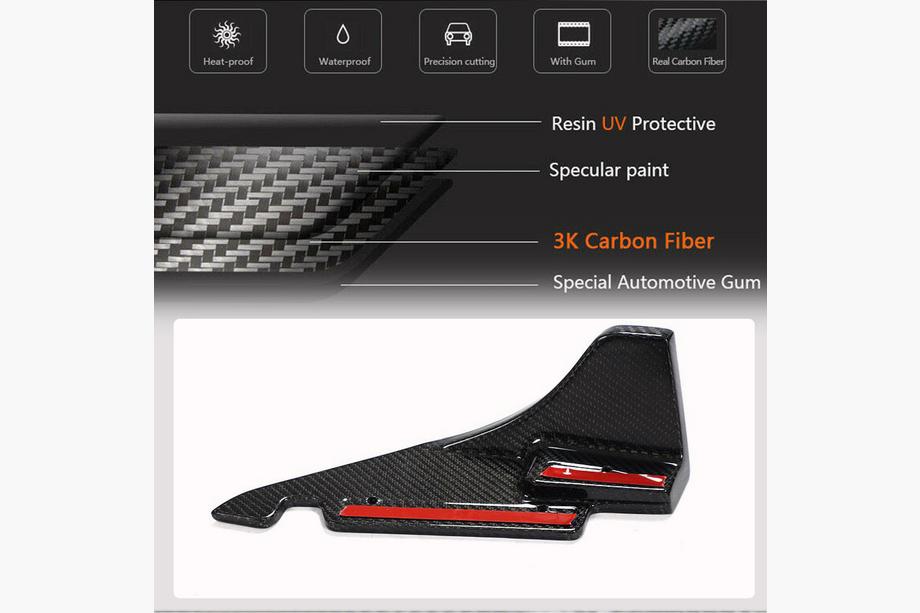 Subaru BRZ 2021- Heckstoßstangen Abdeckung V1 (Carbon) Foto 3