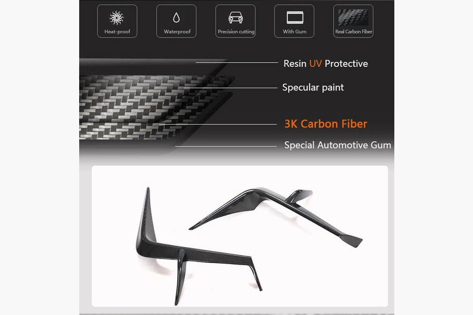 Subaru BRZ 2021- Frontstoßstangenlippe (Carbon) Foto 3