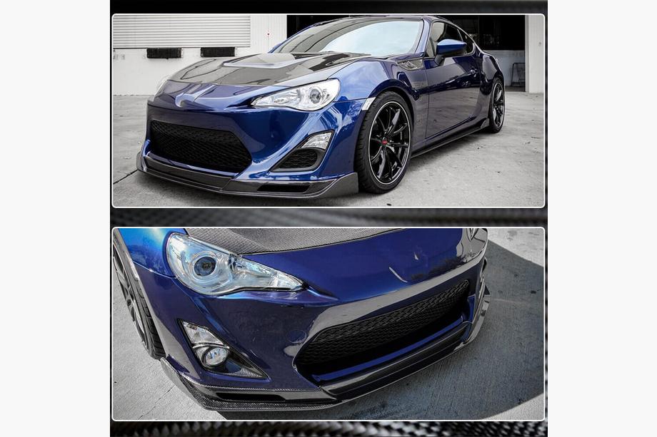 Subaru BRZ 2012-2021 Frontlippe Stoßstange Aufsatz (Carbon) Foto 4