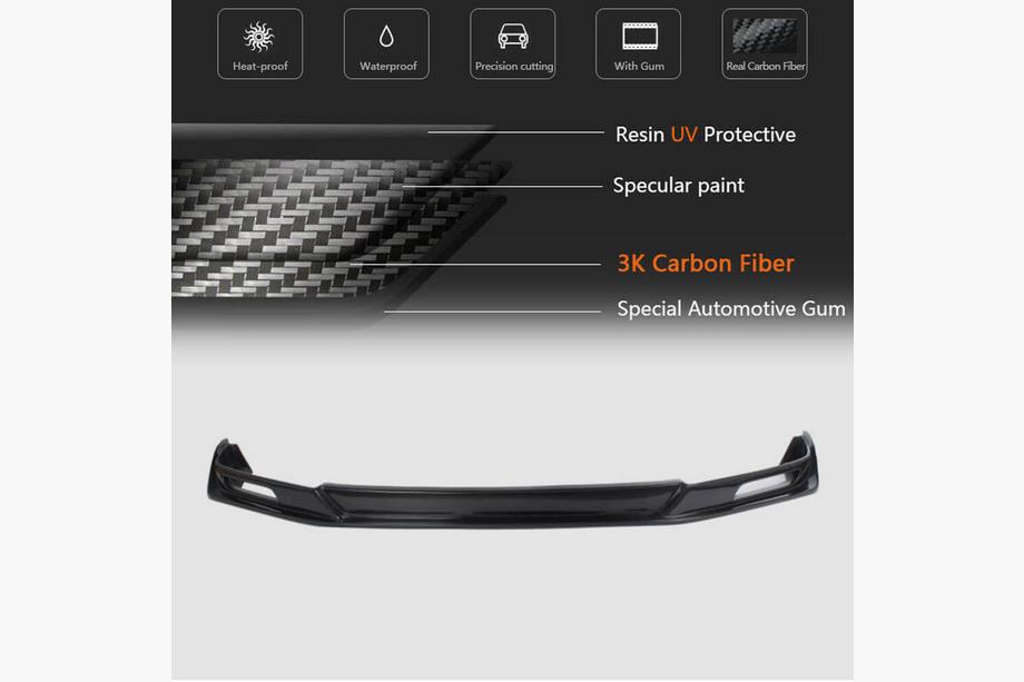 Subaru BRZ 2012-2021 Frontlippe Stoßstange Aufsatz (Carbon) Foto 5