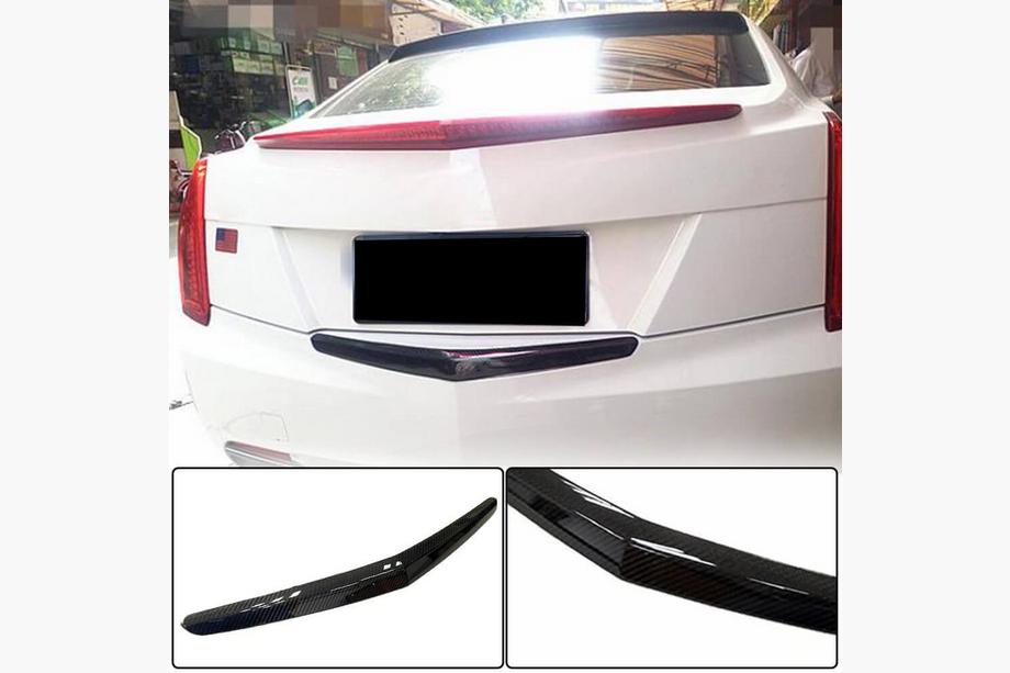 Cadillac ATS 2012-2019 Heckstoßstangenabdeckung Carbon Image