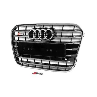 Frontgrill schwarz mit Chromrahmen S-Style (2011-2014) Foto 2