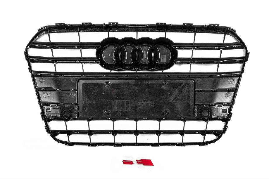Audi A6 C7 2011–2018 Frontgrill schwarz mit Chromrahmen S-Style (2011-2014) Foto 4
