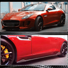 Jaguar F-Type 2013-2024 Seitenschweller (2013-2016, Carbon) Foto 3