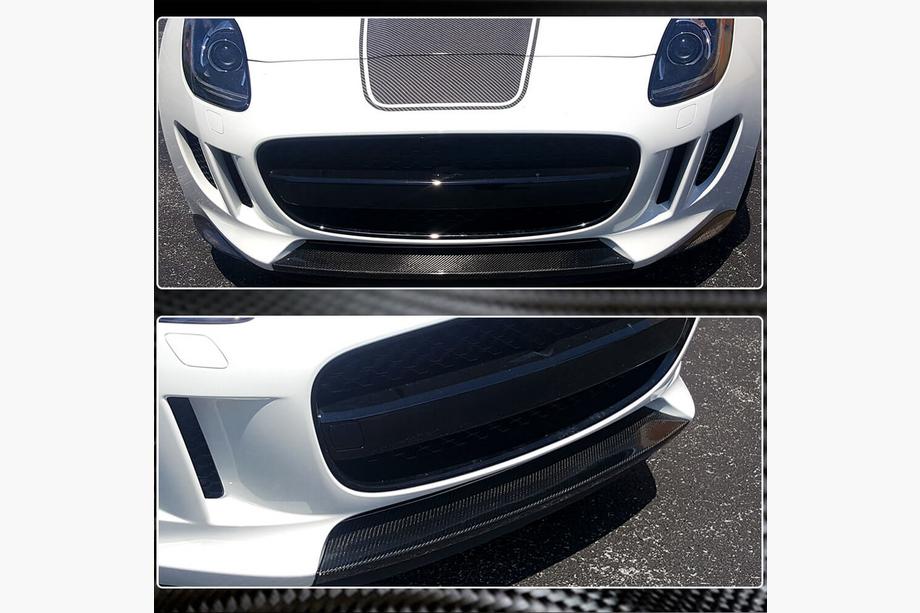 Jaguar Project 7 2013-2015 Frontstoßstange Lippe Aufsatz (2013-2015, Carbon) Foto 3