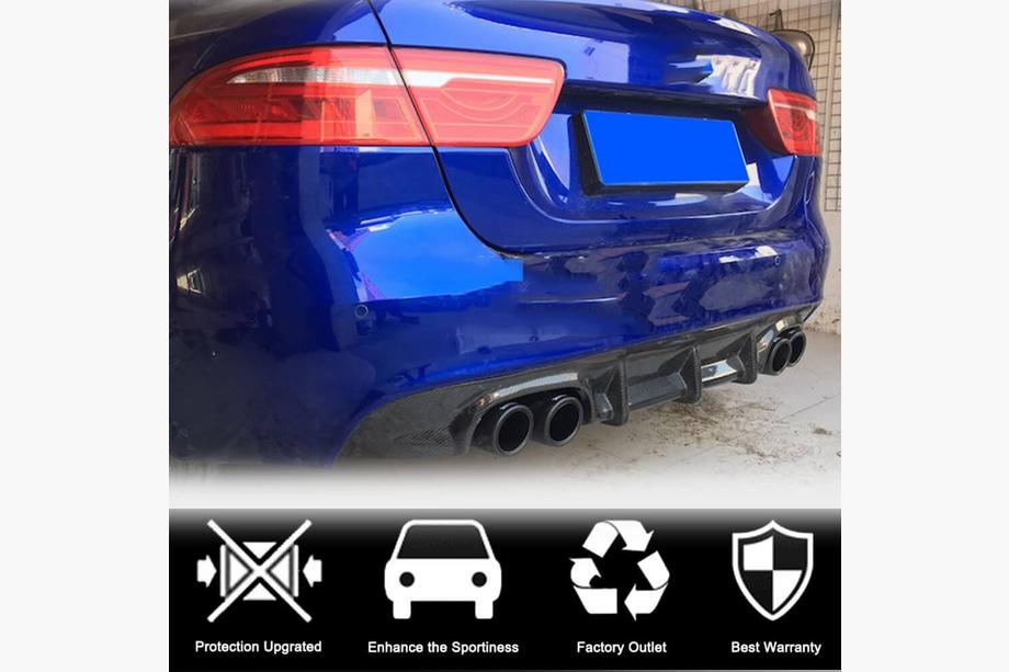Jaguar XE 2016- Heckdiffusor V1 (2015-2019, Carbon) Foto 2
