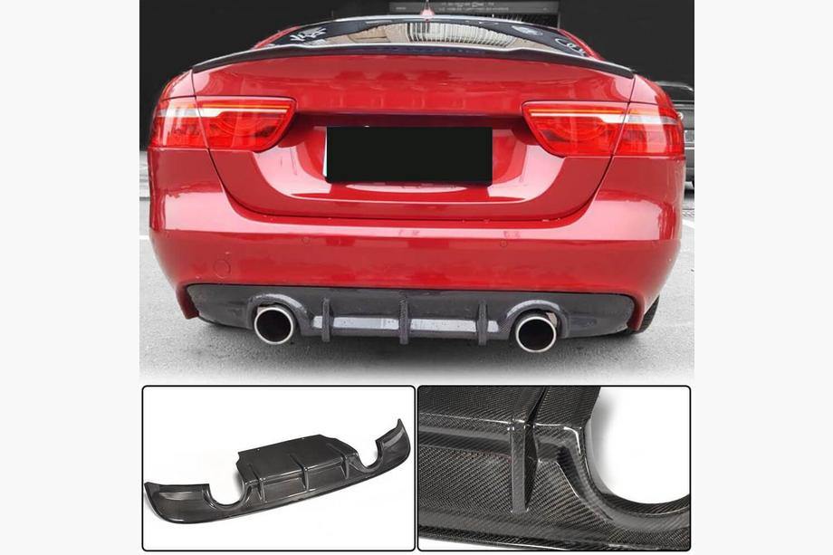 Jaguar XE 2016- Heckdiffusor V2 (2015-2019, Carbon) Foto 1