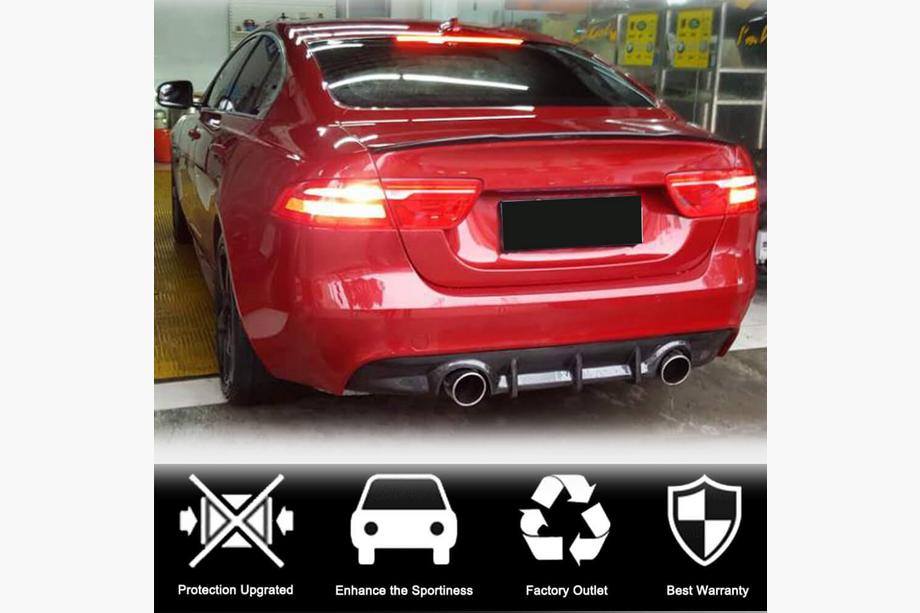 Jaguar XE 2016- Heckdiffusor V2 (2015-2019, Carbon) Foto 3