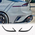 Kia Stinger 2017-2023 Heckstoßstangenabdeckung (2017-2020, Carbon) Foto 1