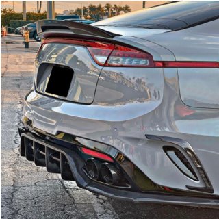 Heckstoßstangenabdeckung (2017-2020, Carbon) Kia Stinger 2017-2023 Foto 3