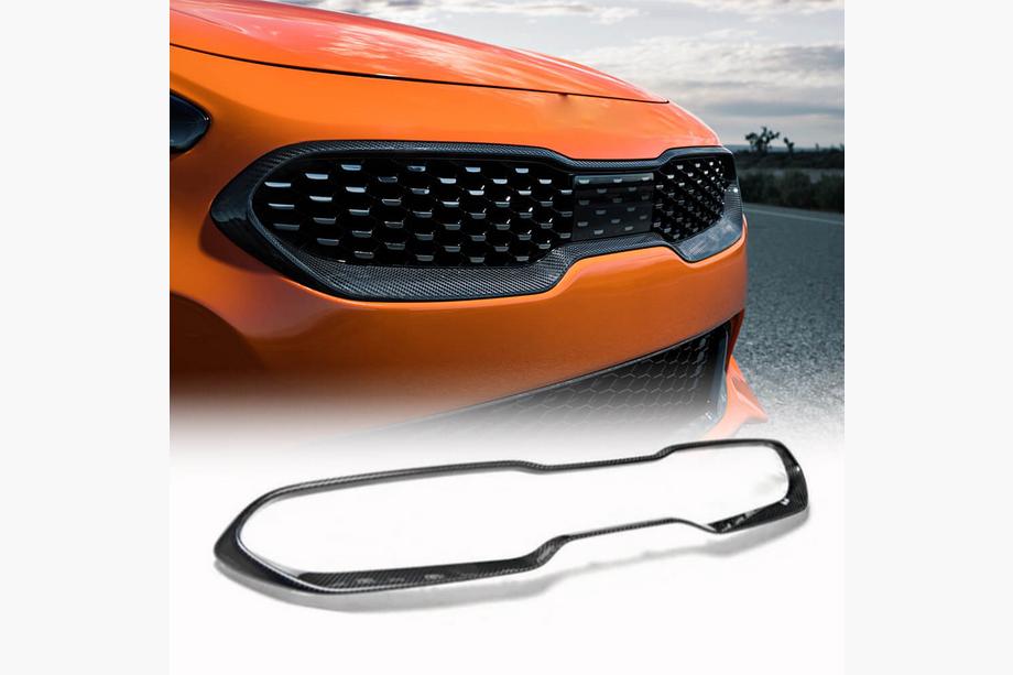 Kia Stinger 2017-2023 Kühlergrill Umrandung (Carbon) Image