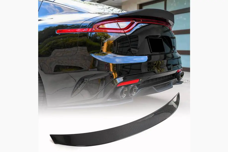 Kia Stinger 2017-2023 Spoiler V2 (Carbon) Foto 1