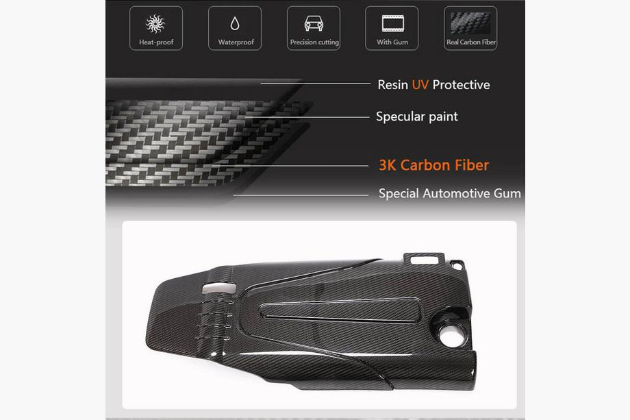 Honda Civic Sedan X 2016-2021 Motorabdeckung (Carbon) Foto 4