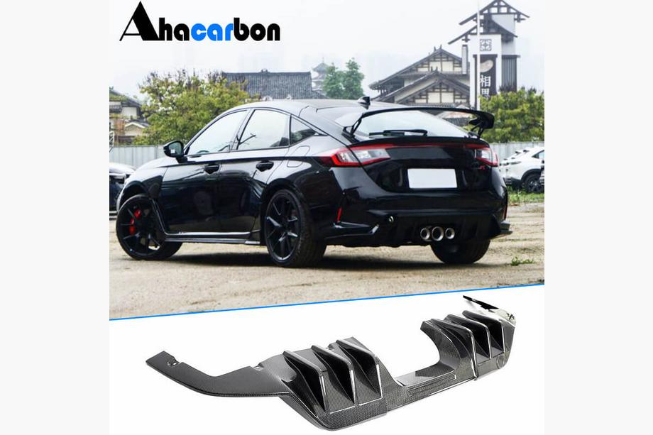 Honda Civic HB 2021- Heckdiffusor (Carbon) Foto 1
