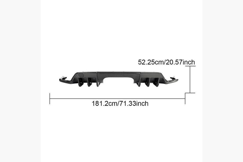 Honda Civic HB 2021- Heckdiffusor (Carbon) Foto 4
