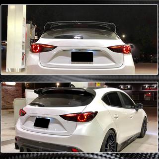 Spoiler V1 (HB, Carbon) Mazda 3 2013-2019 Foto 3